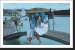 Ilias & Konstantina in blue lagoon - GR